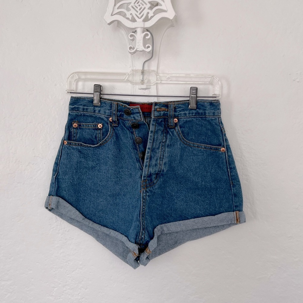 High waisted Jean shorts